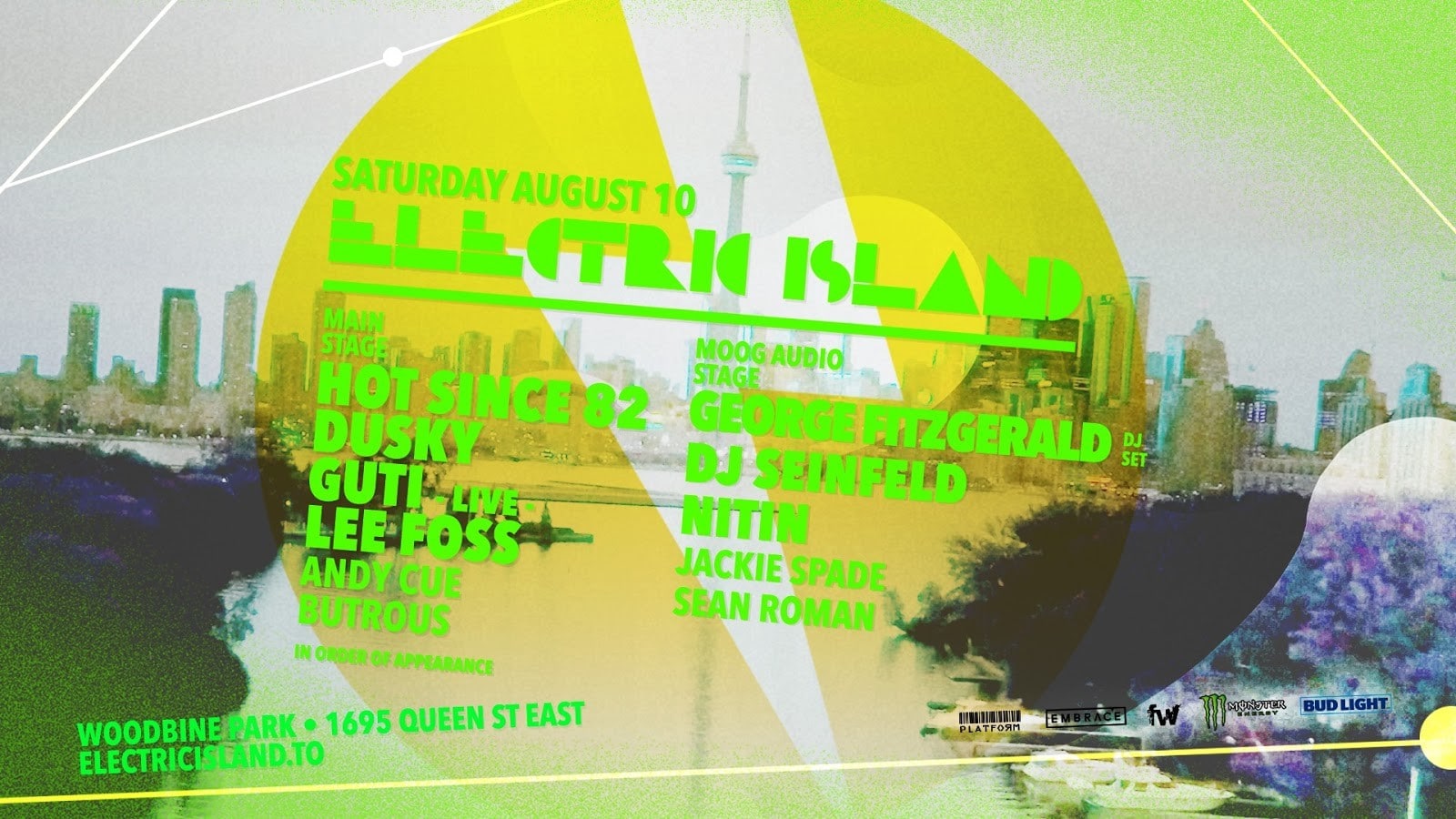 Featured Image for Electric Island Preview : Top 5 Acts You Don’t Want To Miss! courtesy of   | CJRU